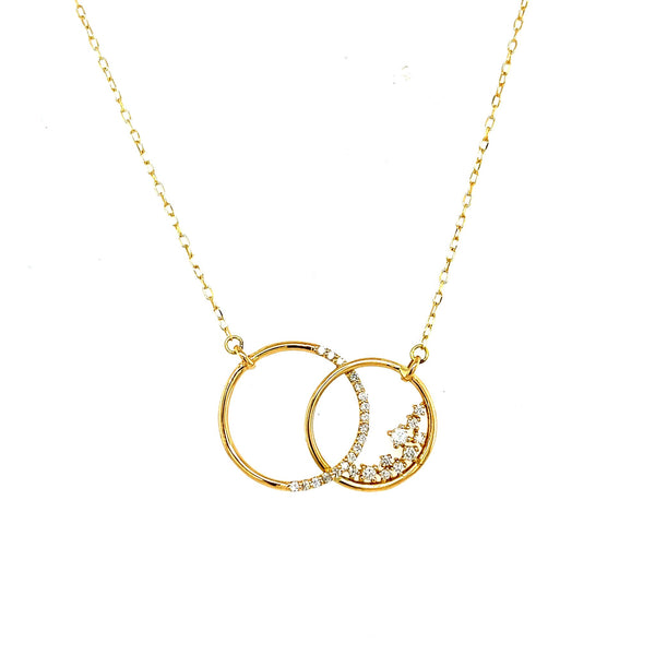 Double Circle Necklace