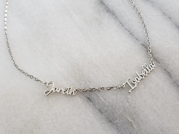 Two Names Necklace