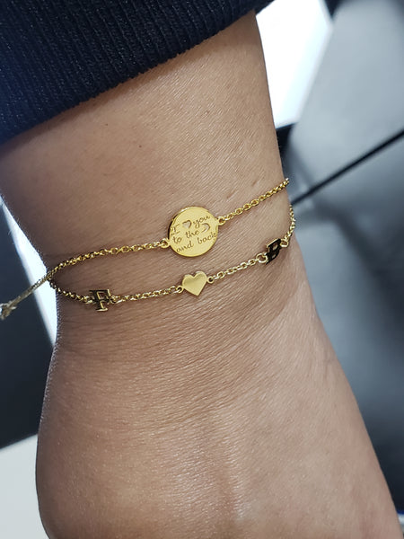 I  ❤ you to the 🌙 and back Bracelet