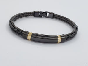 Black Cable Bracelet