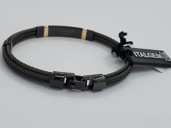 Black Cable Bracelet