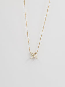 18kt Gold Butterfly Necklace