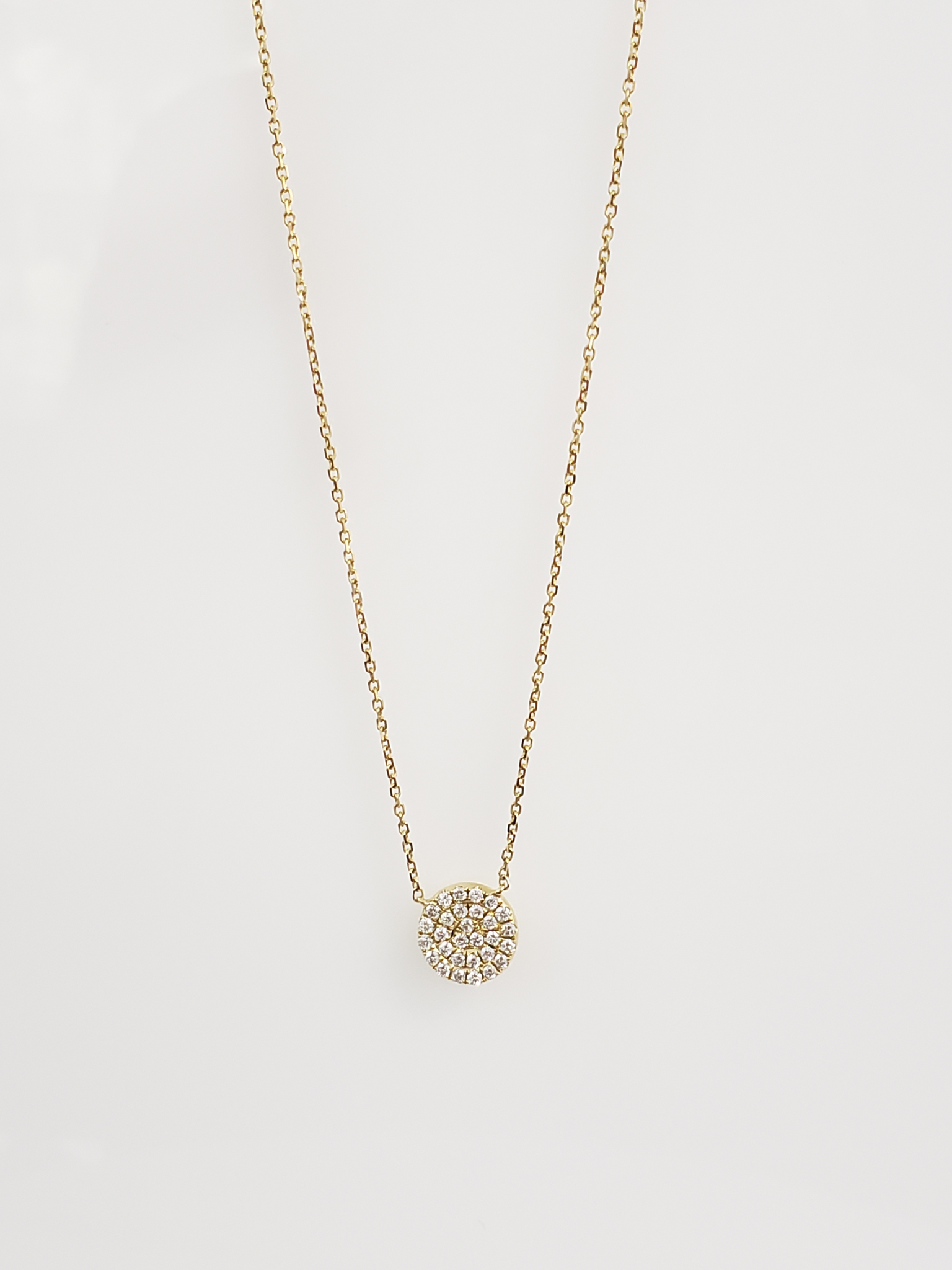 Pave Circle Necklace