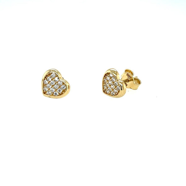 Pavé Heart Earrings