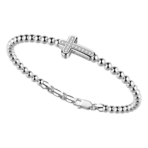 Zancan Silver Cross Bracelet